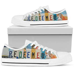 Redeemed - Unisex Low Top Shoes White