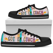 Load image into Gallery viewer, Got em Coach - Unisex Low Top Shoes Black
