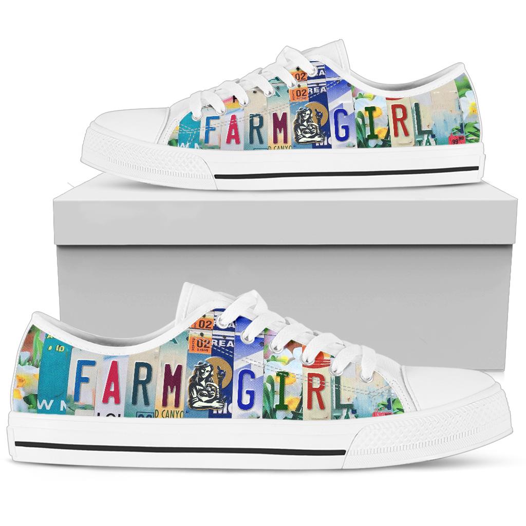 Farm Girl - Women’s Low Top Shoes White