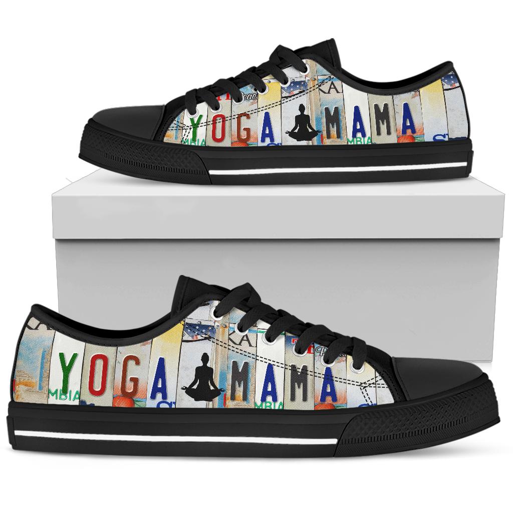 Yoga Mama - Women’s Low Top Shoes Black