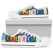 Load image into Gallery viewer, Cheer On - Women’s Low Top Shoes White
