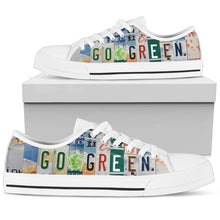 Load image into Gallery viewer, Go Green - Unisex Low Top Shoes White
