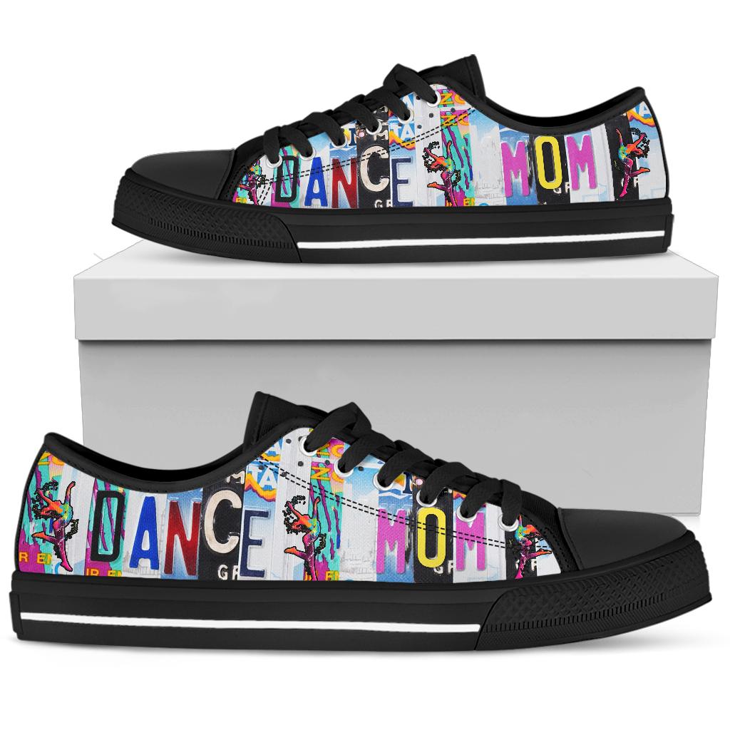 Dance Mom - Women's Low Top Shoes Black