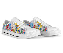 Load image into Gallery viewer, Autism Awareness - Unisex Low Top Shoes White
