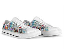 Load image into Gallery viewer, Mommy Shark - Women’s Low Top Shoes White
