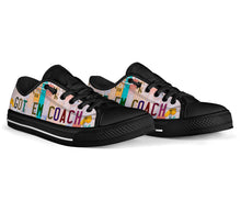 Load image into Gallery viewer, Got em Coach - Unisex Low Top Shoes Black
