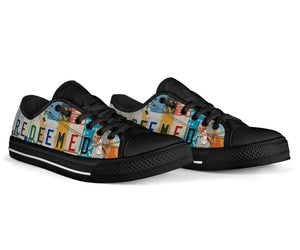 Redeemed - Unisex Low Top Shoes Black