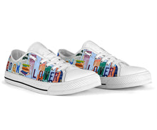 Load image into Gallery viewer, Book Lover - Unisex Low Top Shoes White
