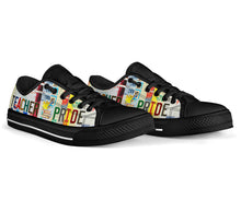 Load image into Gallery viewer, Teacher Pride - Unisex Low Top Shoes Black
