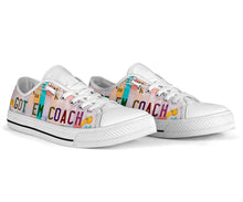 Load image into Gallery viewer, Got em Coach - Unisex Low Top Shoes White
