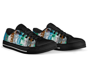 Be Kind - Unisex Low Top Shoes Black