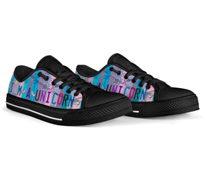 I'm a Unicorn - Women’s Low Top Shoes Black