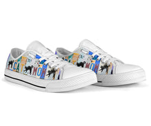 Load image into Gallery viewer, Cat Mom - Unisex Low Top Shoes White
