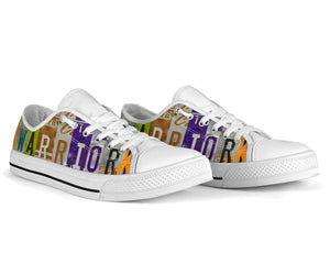 Warrior - Unisex Low Top Shoes White