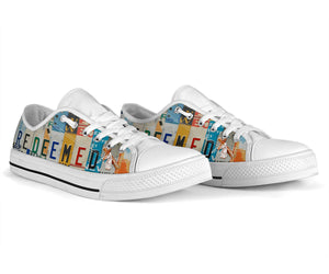 Redeemed - Unisex Low Top Shoes White