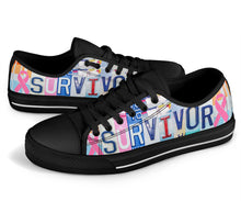 Load image into Gallery viewer, Survivor - Unisex Low Top Shoes Black
