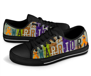 Warrior - Unisex Low Top Shoes Black