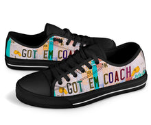 Load image into Gallery viewer, Got em Coach - Unisex Low Top Shoes Black
