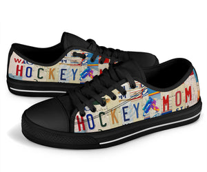 Hockey Mom - Women’s Low Top Shoes Black