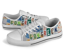 Load image into Gallery viewer, Go Green - Unisex Low Top Shoes White
