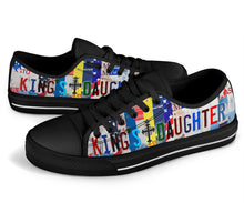 Load image into Gallery viewer, Kings Daughter - Women’s Low Top Shoes Black
