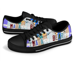 Mama Bear - Women’s Low Top Shoes Black