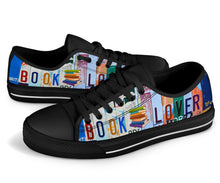 Load image into Gallery viewer, Book Lover - Unisex Low Top Shoes Black
