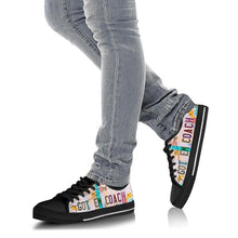 Load image into Gallery viewer, Got em Coach - Unisex Low Top Shoes Black

