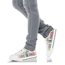 Load image into Gallery viewer, Got em Coach - Unisex Low Top Shoes White
