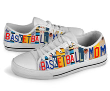 Load image into Gallery viewer, Basketball Mom - Women’s Low Top Shoes White
