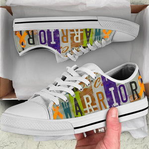 Warrior - Unisex Low Top Shoes White