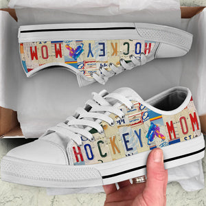 Hockey Mom - Women’s Low Top Shoes White