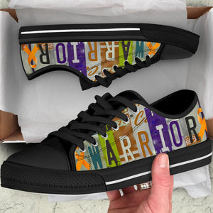 Warrior - Unisex Low Top Shoes Black