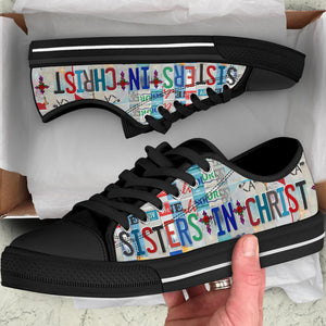 Sisters In Christ - Women’s Low Top Shoes Black